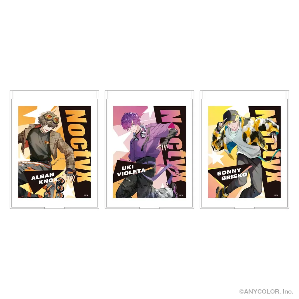 「NIJISANJI EN」に所属する「Noctyx（ノクティクス）」の「ローラースケート×Y2Kファッション」オリジナルグッズが全世界で発売決定！6月1日より予約販売開始 画像 6