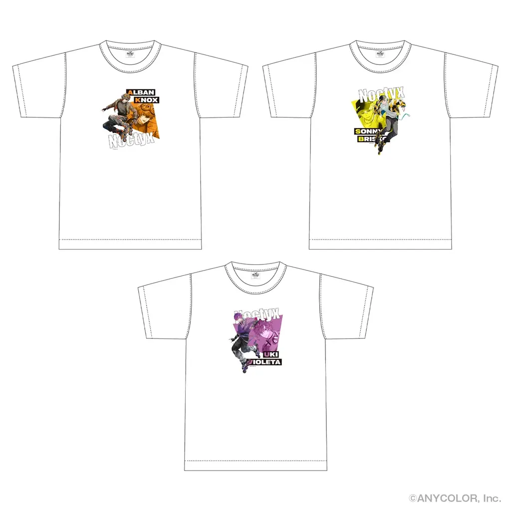 「NIJISANJI EN」に所属する「Noctyx（ノクティクス）」の「ローラースケート×Y2Kファッション」オリジナルグッズが全世界で発売決定！6月1日より予約販売開始 画像 7