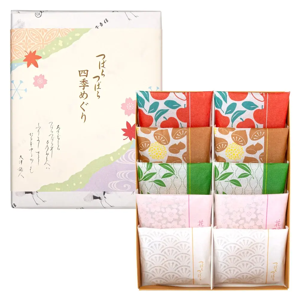 【30周年記念】春夏秋冬のあじわいを一箱に。「つばらつばら 四季めぐりセット」をWEB数量限定で新発売いたします。 画像 3