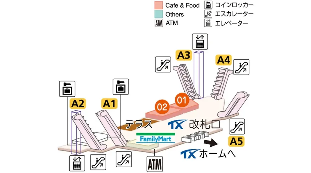 つくばエクスプレス　つくば駅直結の商業施設『TXアベニューつくば』 リフレッシュオープン！　6月1日(月)に施設全体の外装を一新！ 画像 2