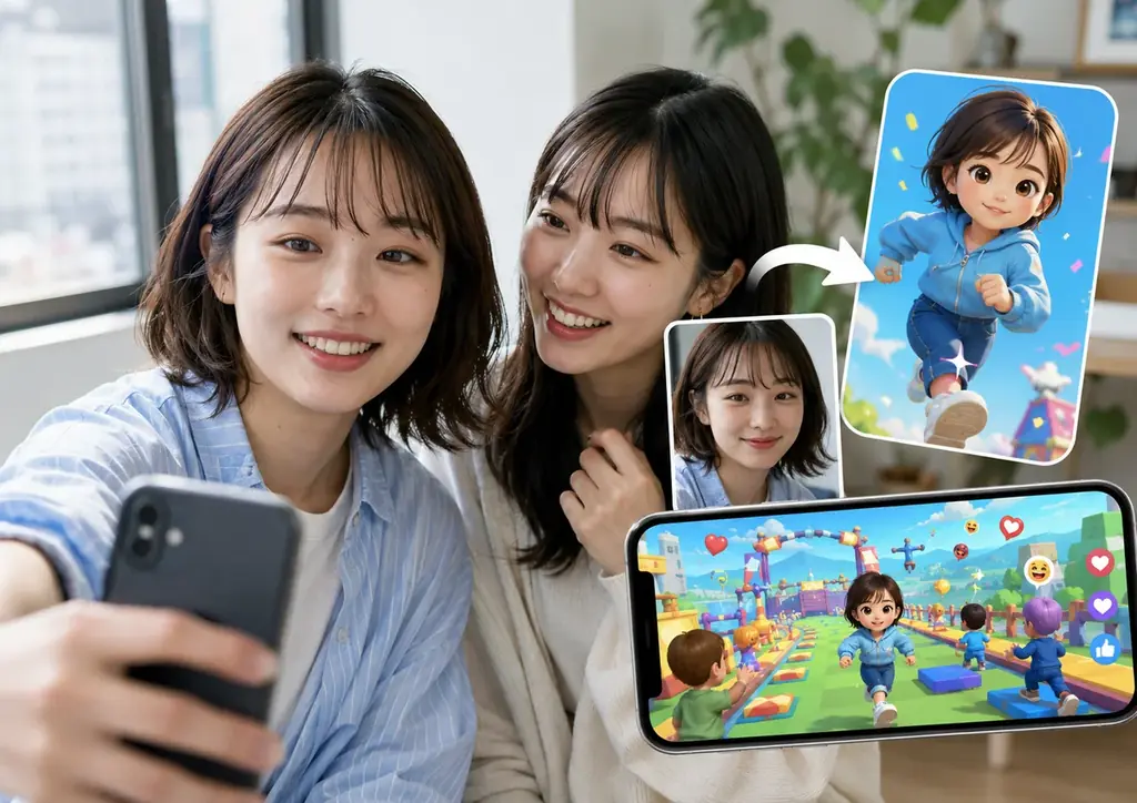 DreamCore、写真からゲームをAI生成する新機能「ピクトミックス（Pictomix）」をリリース。1枚の写真が、みんなで遊べる体験に変わる 画像 7