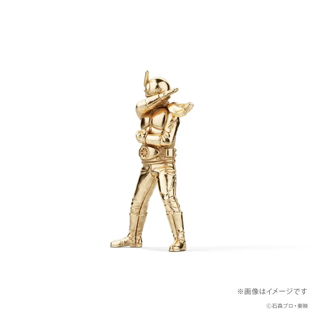原点にして不変のヒーロー「仮面ライダー旧1号」約2.4cmの18金製ミニフィギュア（限定100体） 画像 4