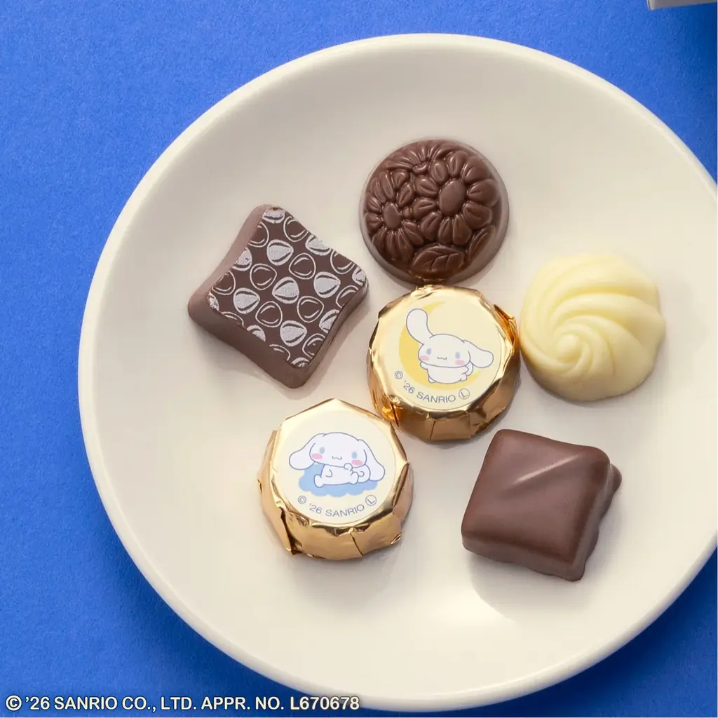 サンリオの人気キャラクター「シナモロール」がデザインされた「シナモロール アソーテッドチョコレート」が6月2日（火）より関西国際空港内限定で発売！ 画像 3
