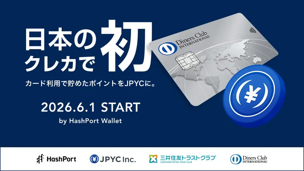 6/1開始：ダイナースのポイントをJPYCに交換