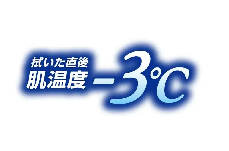拭いた直後の肌温度-3℃※1！全身拭ける超ロングタイプの汗拭きシートが登場『エリエール ドデカシート 超ロング』6月1日（月）新発売 画像 6
