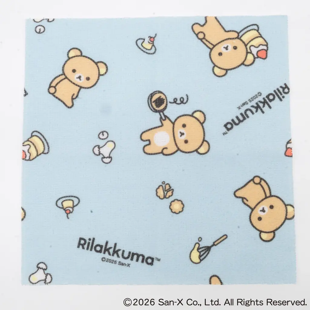 【サンエックス リラックマ】サッと取り出して手軽にお掃除！スケーターから「マイクロファイバーキッチンクロス」が新発売 画像 4