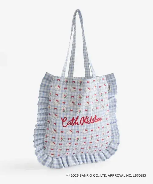 【Cath Kidston × Hello Kitty】大人気コラボレーション第2弾を6月5日（金）発売！特別なアートのブックバッグやフリルトート、文具も初登場！ 画像 11