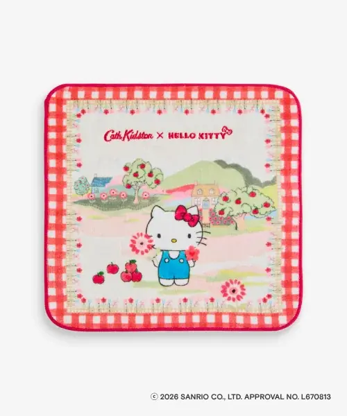 【Cath Kidston × Hello Kitty】大人気コラボレーション第2弾を6月5日（金）発売！特別なアートのブックバッグやフリルトート、文具も初登場！ 画像 17