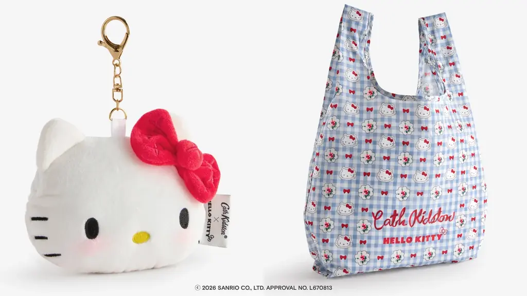【Cath Kidston × Hello Kitty】大人気コラボレーション第2弾を6月5日（金）発売！特別なアートのブックバッグやフリルトート、文具も初登場！ 画像 22