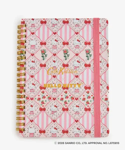 【Cath Kidston × Hello Kitty】大人気コラボレーション第2弾を6月5日（金）発売！特別なアートのブックバッグやフリルトート、文具も初登場！ 画像 26