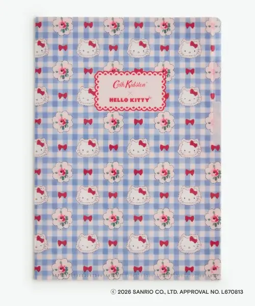 【Cath Kidston × Hello Kitty】大人気コラボレーション第2弾を6月5日（金）発売！特別なアートのブックバッグやフリルトート、文具も初登場！ 画像 28