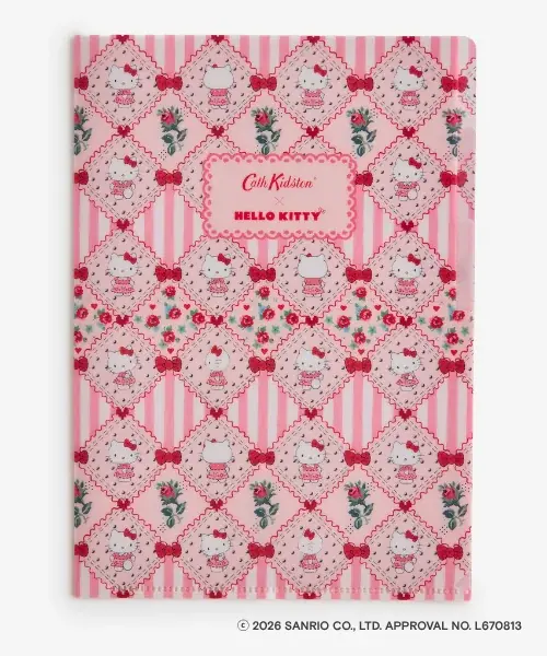 【Cath Kidston × Hello Kitty】大人気コラボレーション第2弾を6月5日（金）発売！特別なアートのブックバッグやフリルトート、文具も初登場！ 画像 29