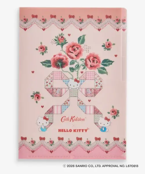 【Cath Kidston × Hello Kitty】大人気コラボレーション第2弾を6月5日（金）発売！特別なアートのブックバッグやフリルトート、文具も初登場！ 画像 30