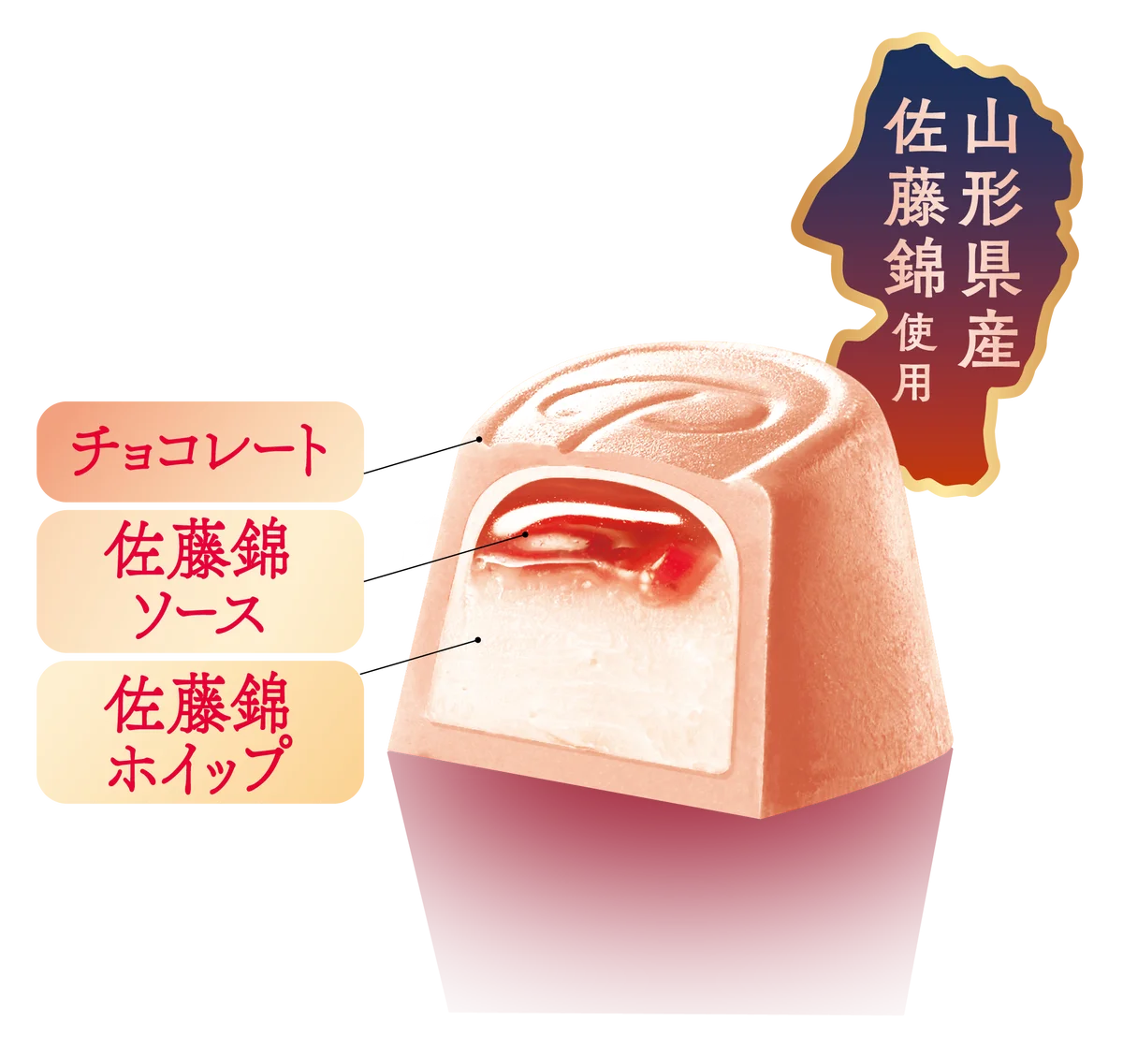 【不二家】佐藤錦のジューシーで甘酸っぱい、とっておきの一粒「プレミアムルック（佐藤錦）パウチ」 画像 2