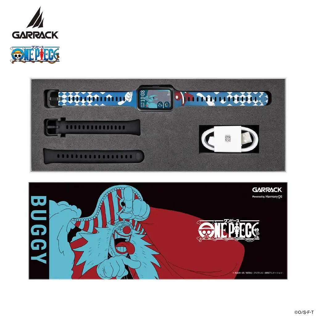 ファーウェイ・ジャパン提供のスマートウォッチをベースに、GARRACKより『ONE PIECE（ワンピース）』四皇のバギー、シャンクス、ティーチ、ルフィをイメージしたスマートウォッチを発売！ 画像 16
