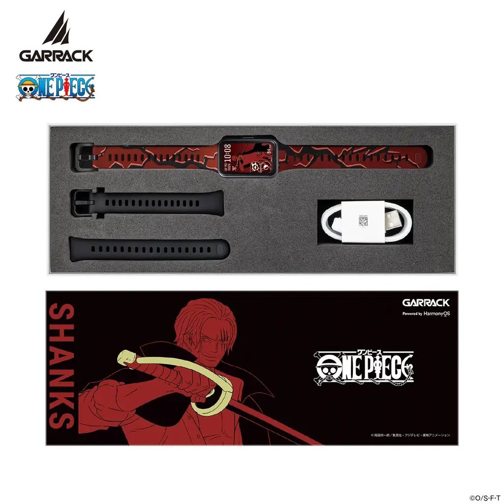 ファーウェイ・ジャパン提供のスマートウォッチをベースに、GARRACKより『ONE PIECE（ワンピース）』四皇のバギー、シャンクス、ティーチ、ルフィをイメージしたスマートウォッチを発売！ 画像 17