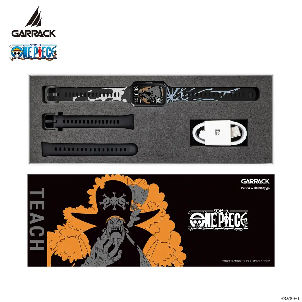 ファーウェイ・ジャパン提供のスマートウォッチをベースに、GARRACKより『ONE PIECE（ワンピース）』四皇のバギー、シャンクス、ティーチ、ルフィをイメージしたスマートウォッチを発売！ 画像 18