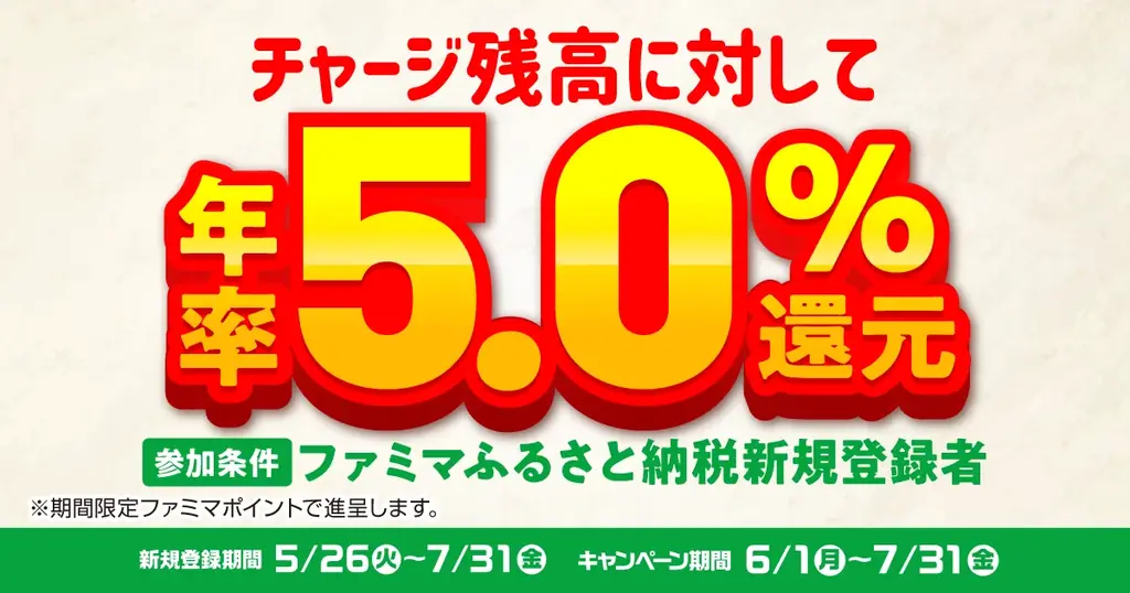 「ファミマふるさと納税」お礼品数が約6,000品に拡大　すぐ使える「電子回数券」、自宅に届く「宅配型」選べる2つの受取方法でもっと便利に！～新規会員登録者限定！ファミペイ残高に年率5.0%還元実施～ 画像 5