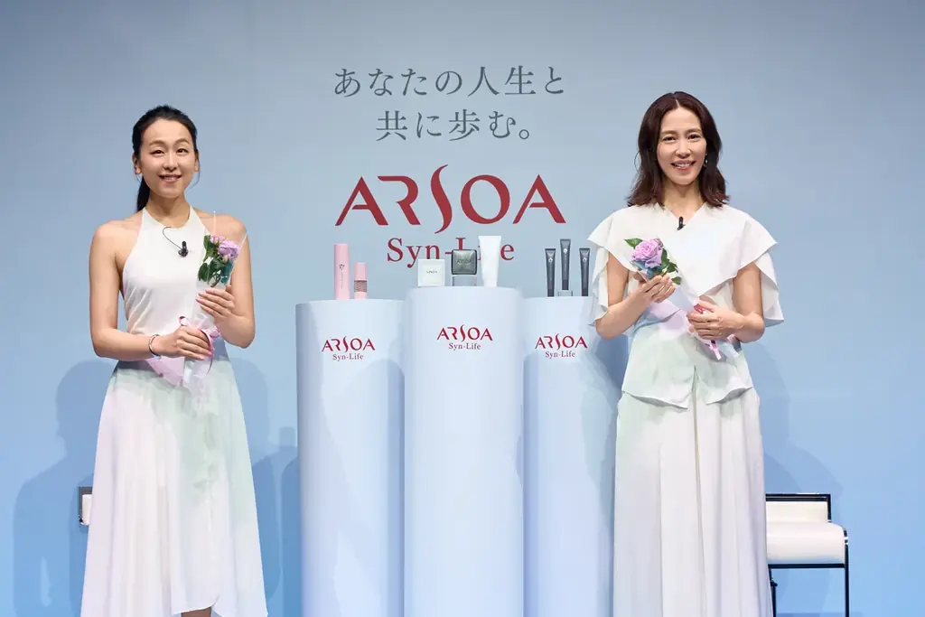 アルソア　ブランドリニューアル＆新製品発表会に木村佳乃さん・浅田真央さんが初のメディア共演登壇！新スキンケア広告ビジュアル・メイキングムービーの撮影秘話を公開 画像 10