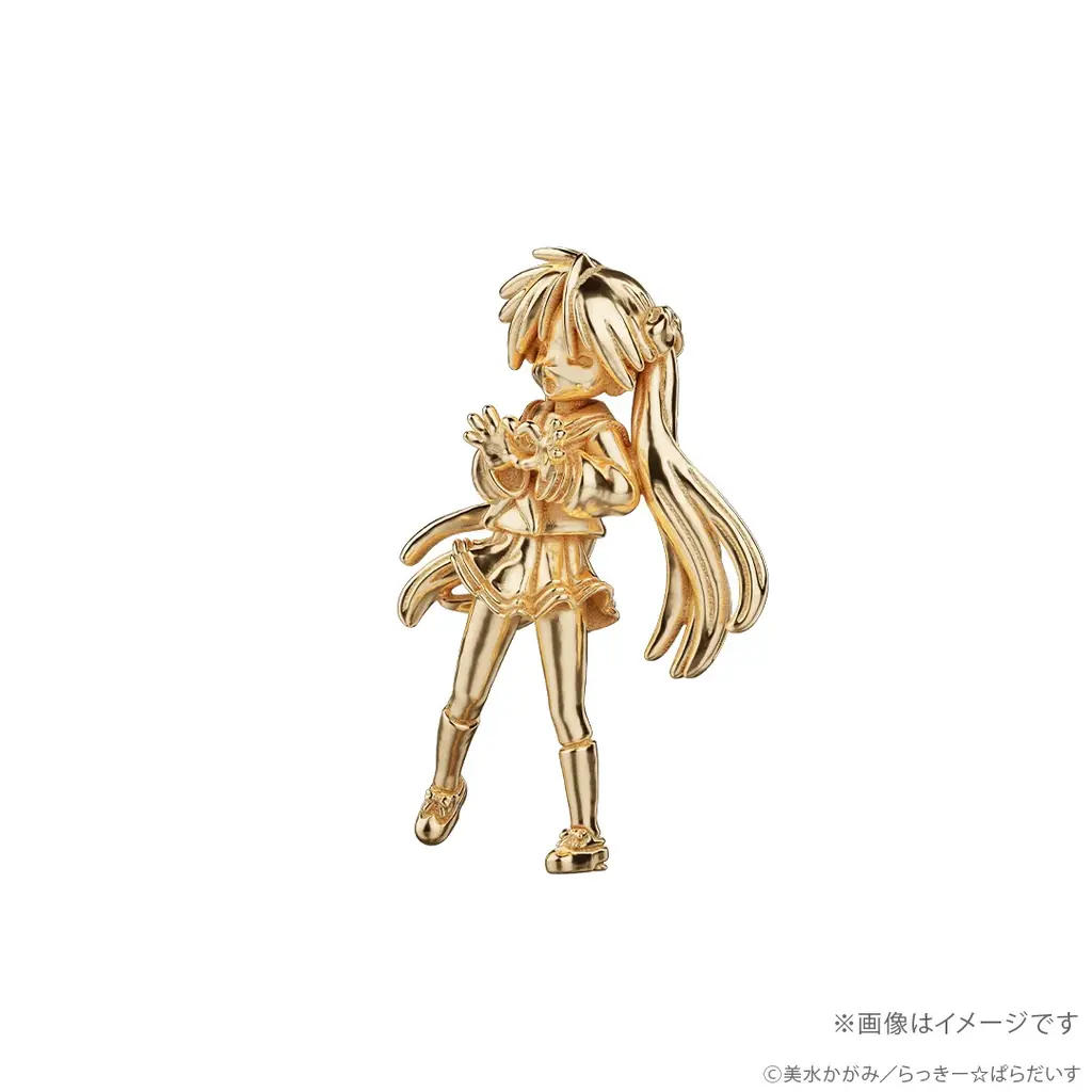 TVアニメ『らき☆すた』オープニングダンスを再現！超ミニサイズの18金製フィギュア。泉こなた、柊かがみ、柊つかさ、高良みゆき 画像 10