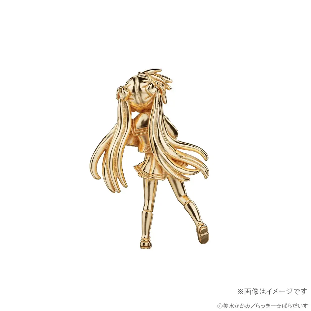 TVアニメ『らき☆すた』オープニングダンスを再現！超ミニサイズの18金製フィギュア。泉こなた、柊かがみ、柊つかさ、高良みゆき 画像 11
