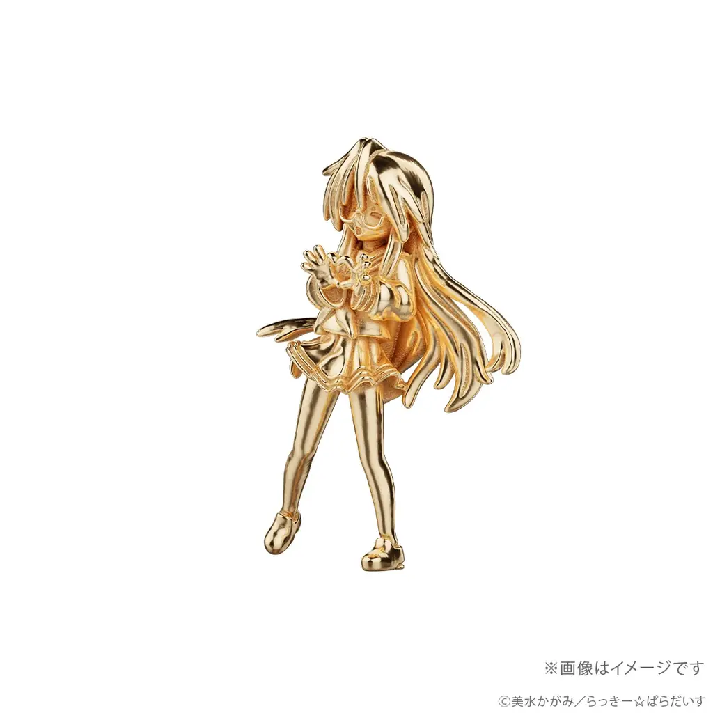 TVアニメ『らき☆すた』オープニングダンスを再現！超ミニサイズの18金製フィギュア。泉こなた、柊かがみ、柊つかさ、高良みゆき 画像 16
