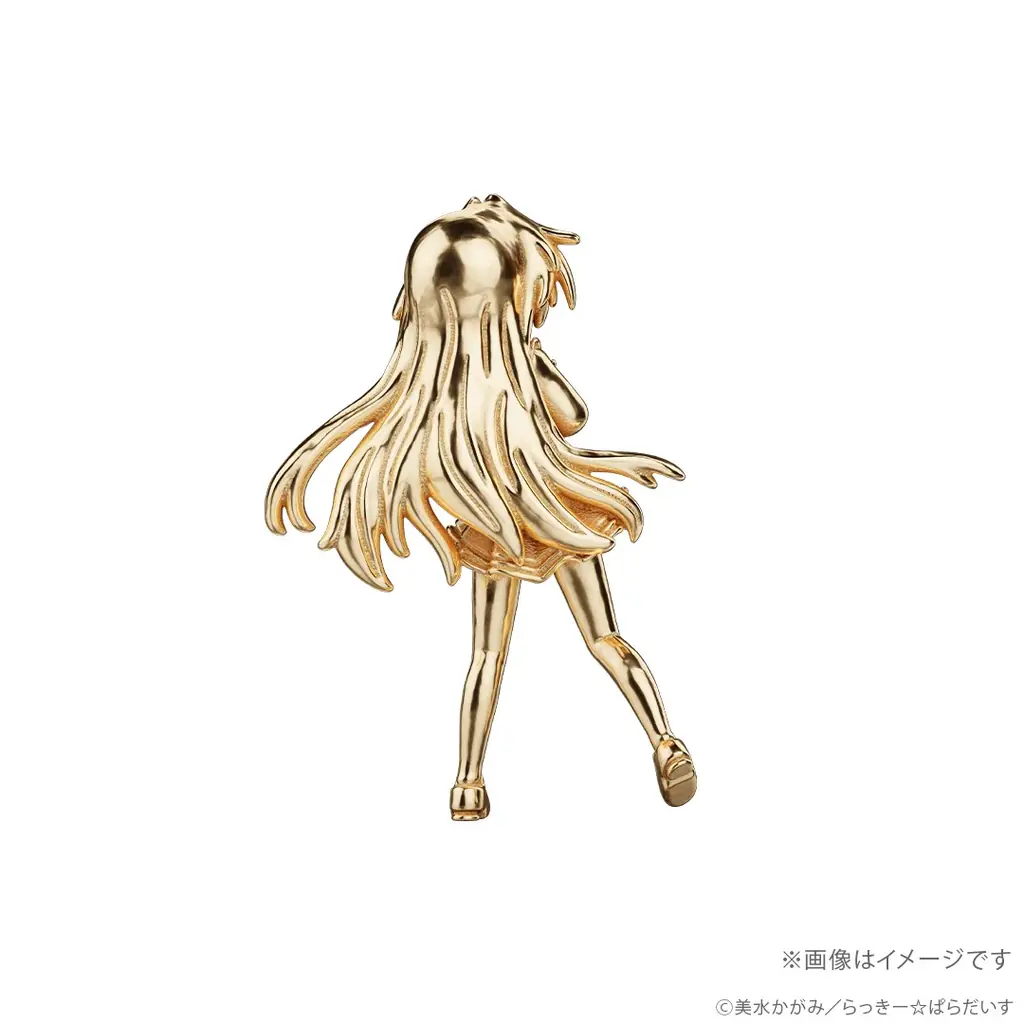 TVアニメ『らき☆すた』オープニングダンスを再現！超ミニサイズの18金製フィギュア。泉こなた、柊かがみ、柊つかさ、高良みゆき 画像 17