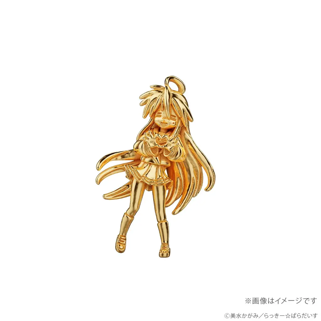 TVアニメ『らき☆すた』オープニングダンスを再現！超ミニサイズの18金製フィギュア。泉こなた、柊かがみ、柊つかさ、高良みゆき 画像 6