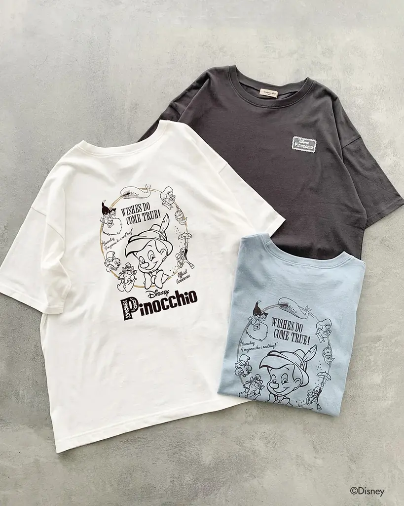 Samansa Mos2よりDisney Collection『ピノキオ』が登場！クラシックな作品の世界観を表現したアイテムが6月4日(木)発売 画像 3