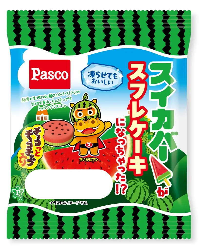 スイカバー・スフレケーキ