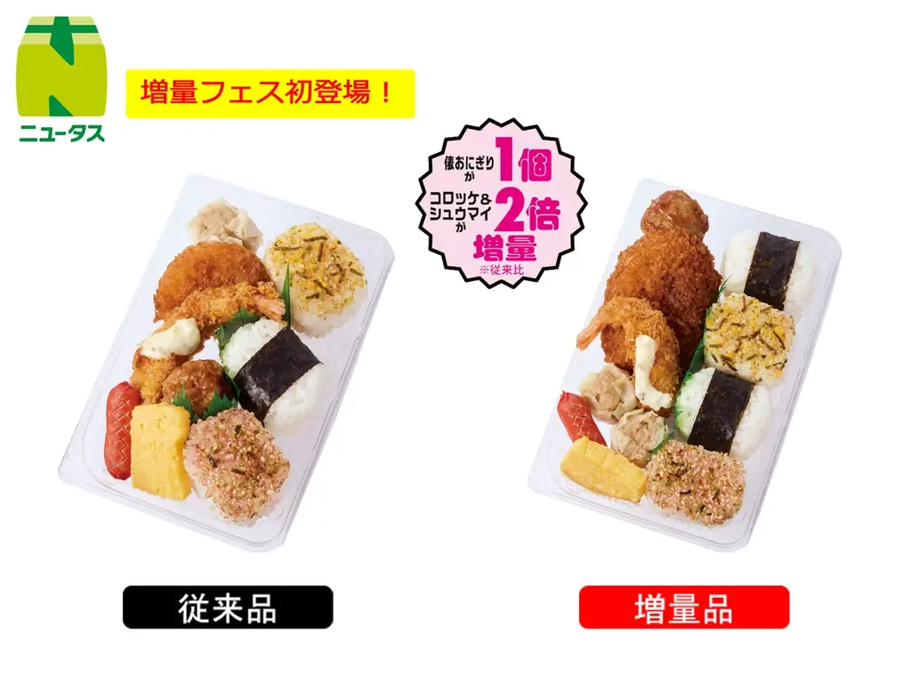 NewDays 迫り来るボリューム!!!!!!!お値段そのまま!!!!!!!「増量フェス」開催 画像 11