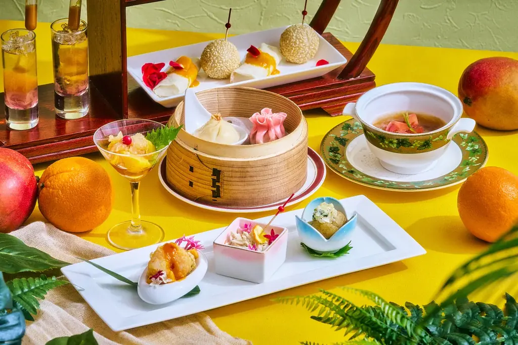 【品川プリンスホテル】夏果実×中国料理「Chinese Afternoon Tea～黄金色に実るマンゴーと夏の恵み～」を販売 画像 2