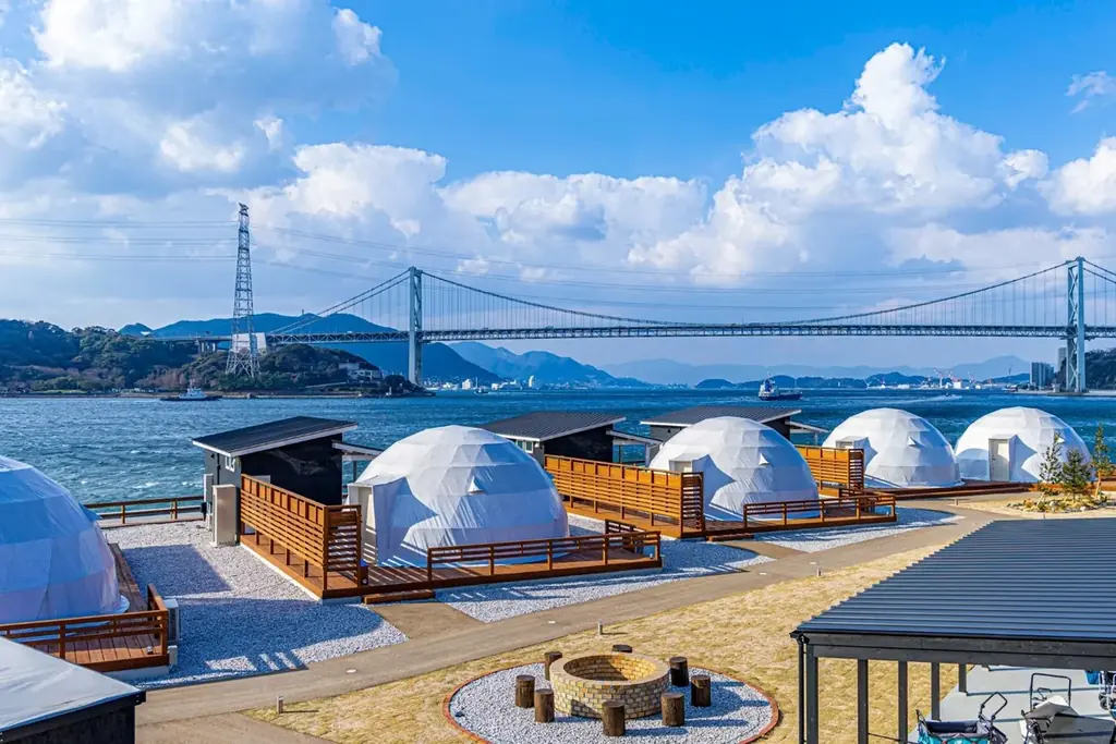 【2026年6月／リニューアル】関門海峡を望む絶景グランピング施設「グランドーム下関」～ダブルオーシャンスイートのお部屋がプライベートインフィニティプール付きの客室にリニューアル～ 画像 11