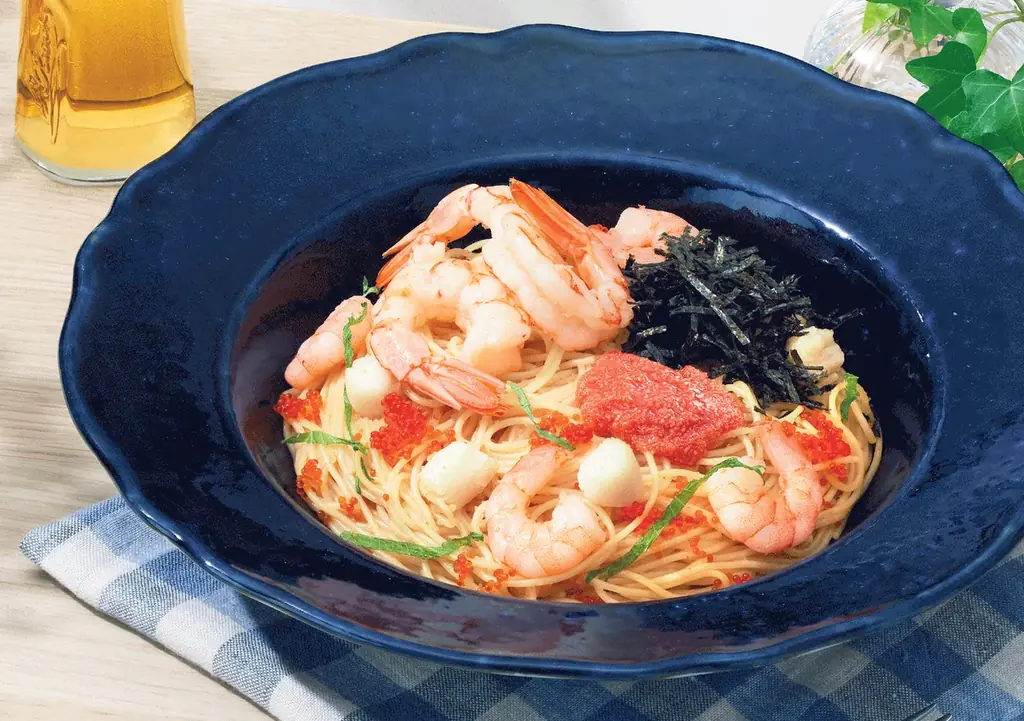 【ジョリーパスタ】ジョリーパスタの夏が今年も始まる！たっぷりのエビ×プチプチの明太子のひんやり冷製パスタが登場！ 画像 2