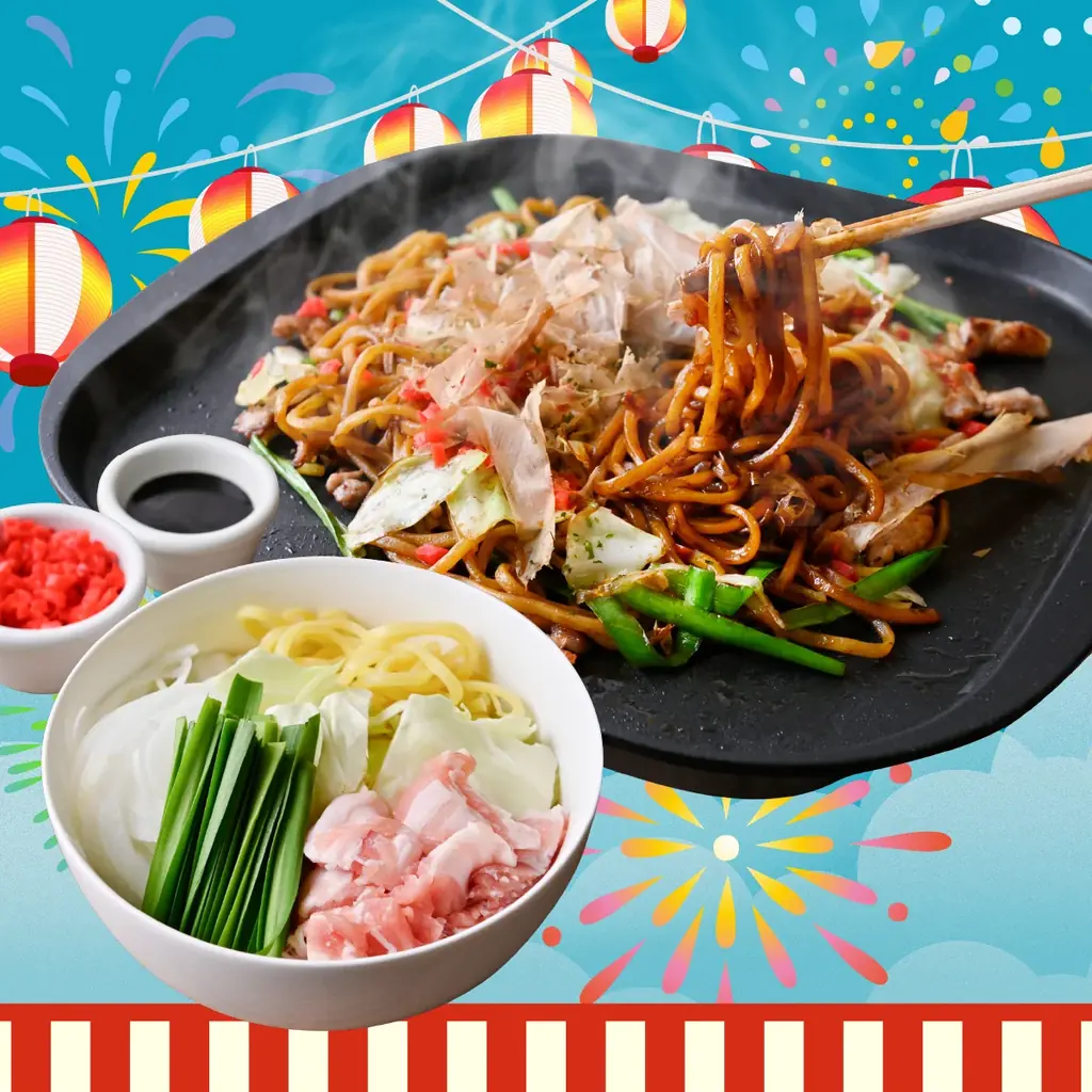 【3年連続開催！『肉レモの夏祭り』6/1(月)開始】「たこ焼き」「イカ焼き」「鉄板焼きそば」など人気屋台グルメが今年も食べ放題！ 画像 3