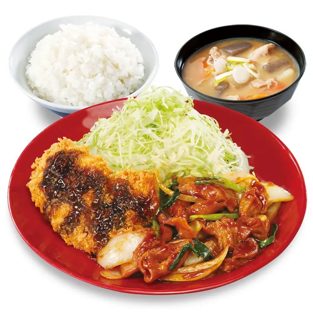 スタミナ全振り。“箸が止まらない一杯”。かつやにて「モツ野菜炒めとチキンカツフェア」販売開始。 画像 3