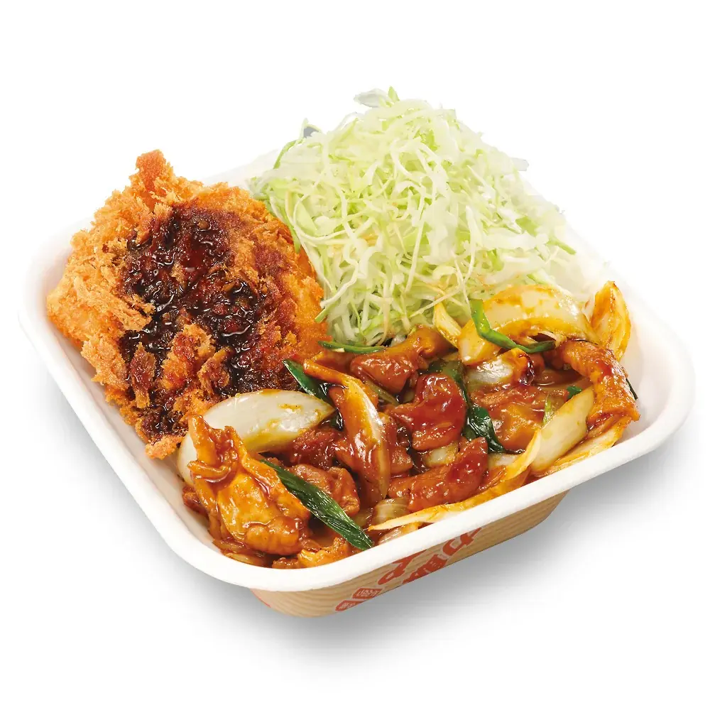 スタミナ全振り。“箸が止まらない一杯”。かつやにて「モツ野菜炒めとチキンカツフェア」販売開始。 画像 4