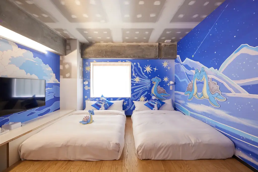 OF HOTEL×みやぎ応援ポケモン「ラプラス」“ラプラスと宮城を旅する” 宿泊体験型コラボ企画｜コラボルーム提供開始・コラボフロア（ウォールアート）公開 画像 2
