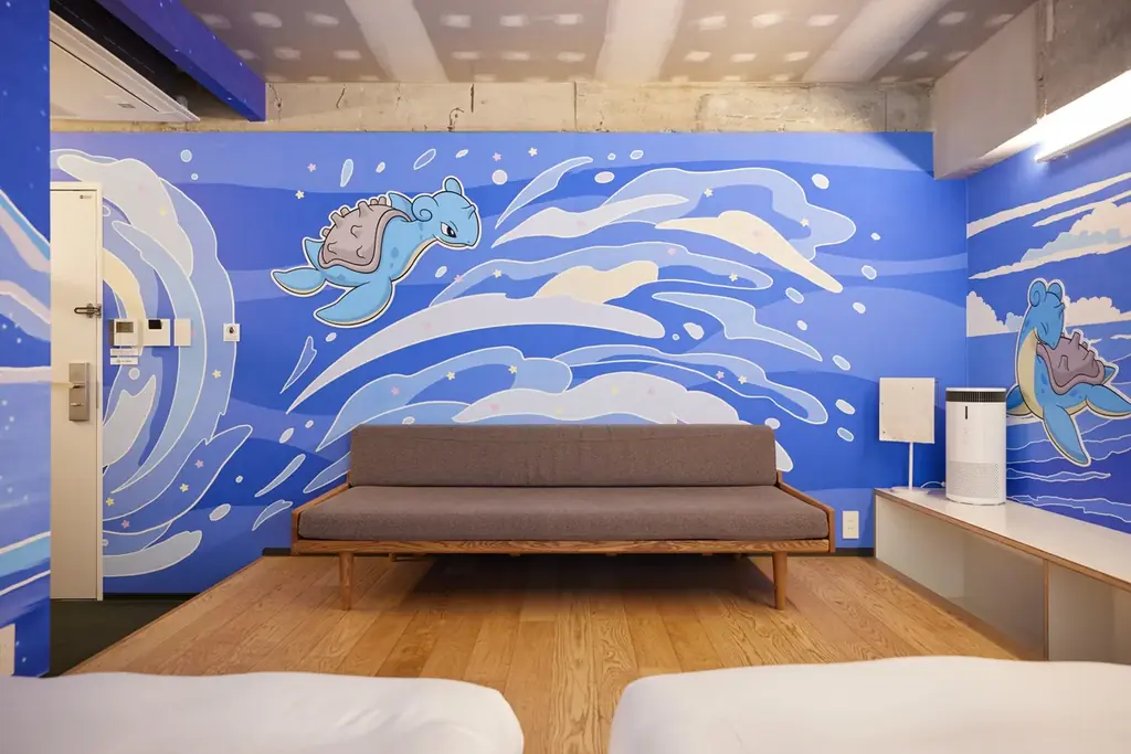 OF HOTEL×みやぎ応援ポケモン「ラプラス」“ラプラスと宮城を旅する” 宿泊体験型コラボ企画｜コラボルーム提供開始・コラボフロア（ウォールアート）公開 画像 9