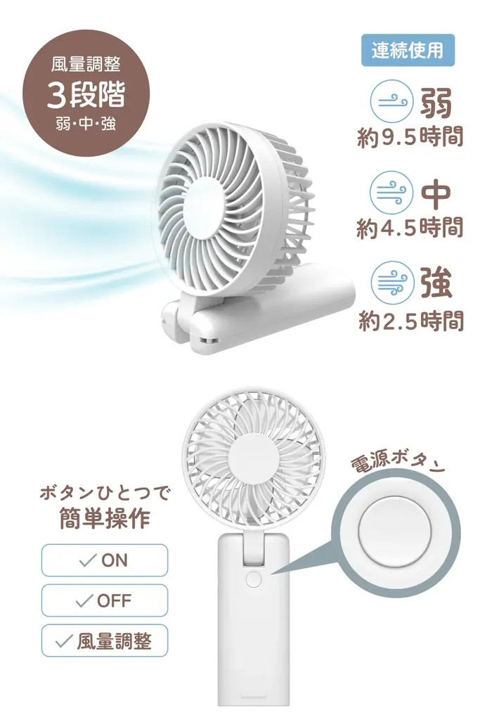 お出かけはポケモンたちと一緒に！「ポケピース」の折りたたみ式USB充電ハンディファンが登場 画像 5