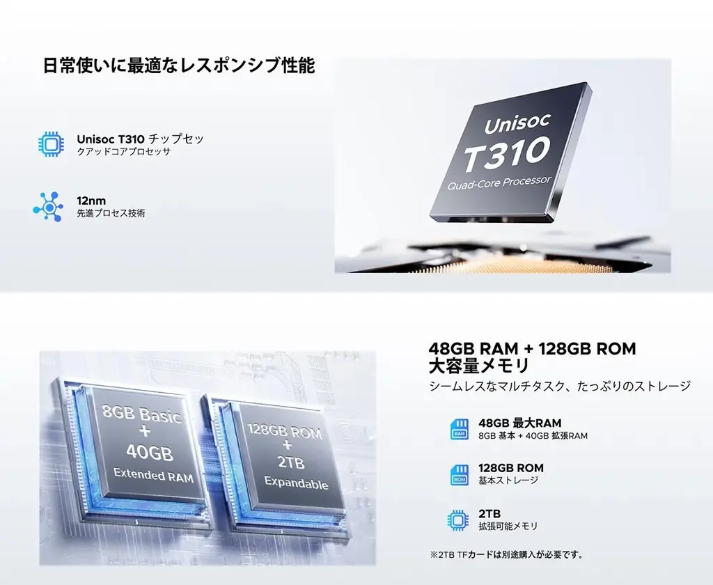 【楽天市場・今だけ50%OFF】11インチ高性能タブレット AORLYM AP10 が日本上陸｜Android 16 ・ 90Hz大画面・48GB ・7000mAh搭載 最新WiFiタブレットが登場` 画像 5