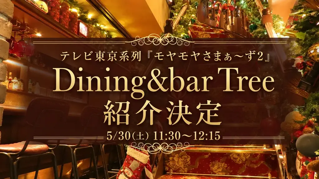 浅草橋の「一年中クリスマス」ダイニングがモヤさま登場