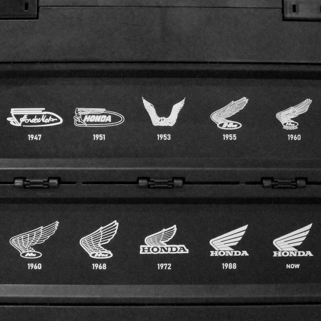 Hondaファン必見。歴代ウイングマークをデザインした「Honda Wing History 折りたたみコンテナボックス」楽天市場で予約開始！ 画像 3