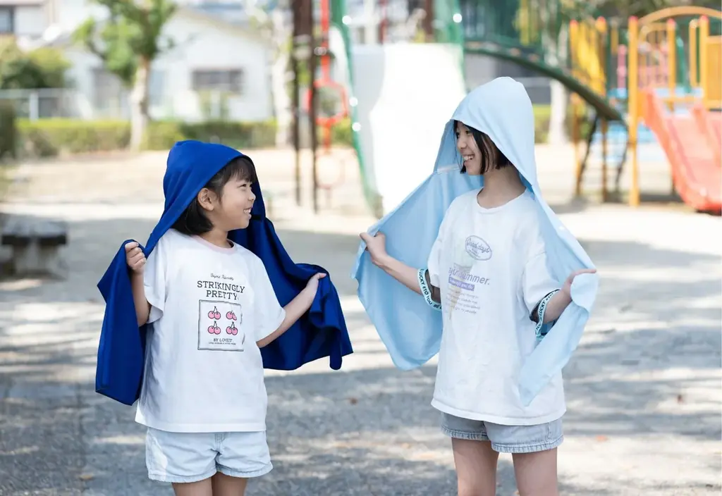 「家族全員の暑さ対策が1発で終わる」早くも猛暑並みの今、子どもから大人まで選べる3サイズで大ヒットのベルモンド冷感ポンチョがAmazonセールで今だけお得に 画像 13