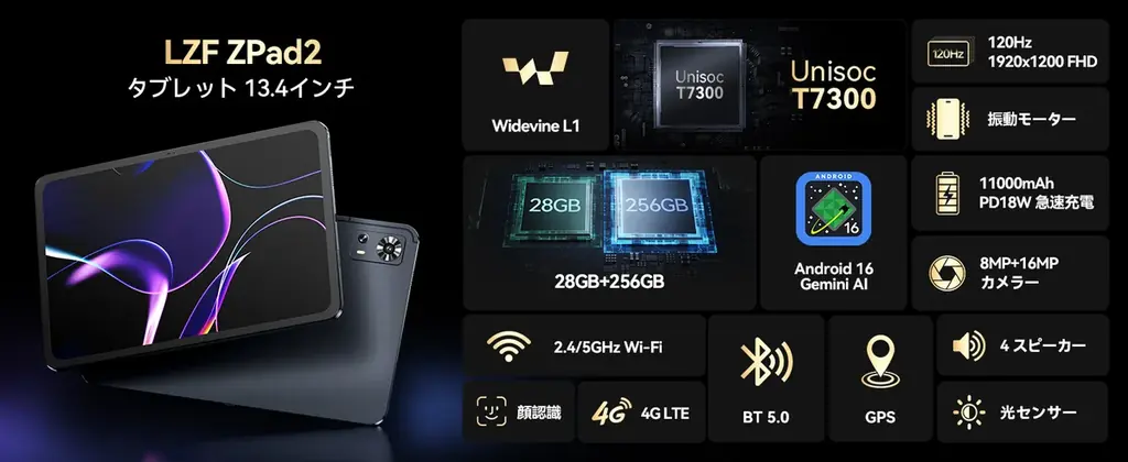 ZPad2発売＆Amazonセール