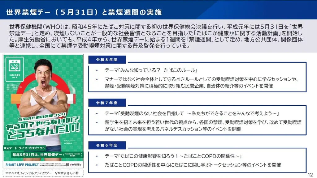 「世界禁煙デー記念イベント2026」を開催　受動喫煙の現状と「禁煙週間」の活動を紹介 画像 5