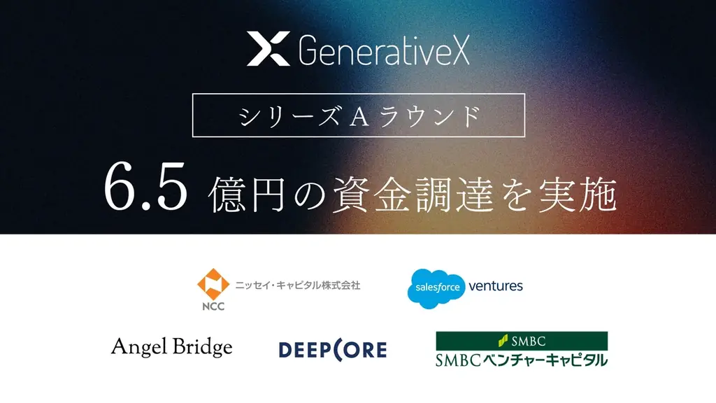GenerativeX資金調達