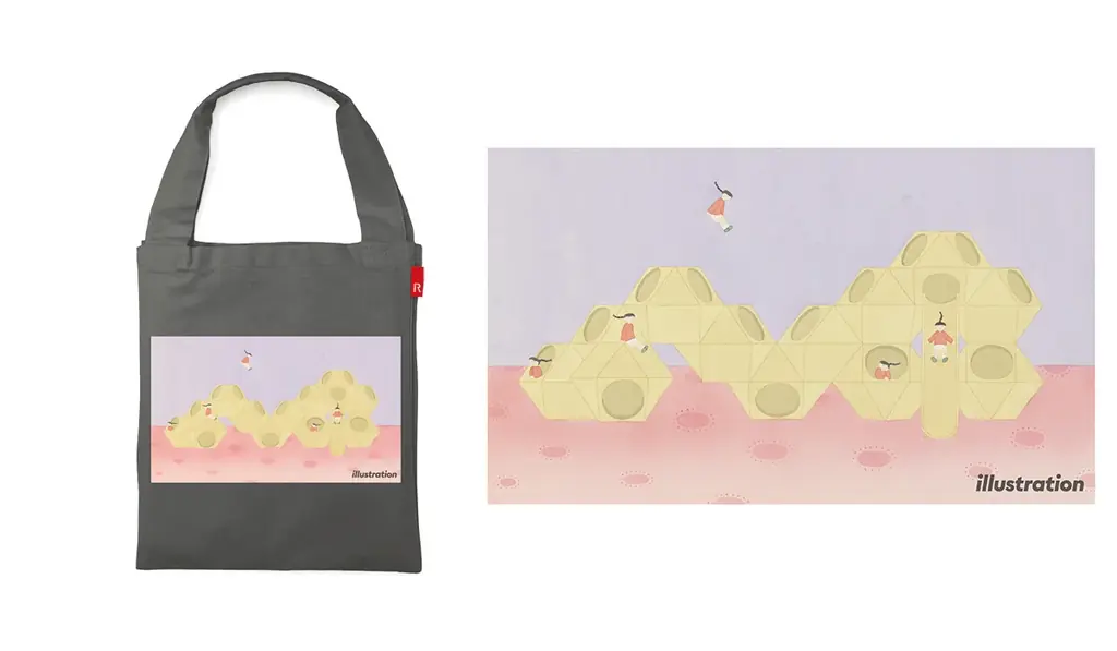 多数の人気イラストレーターを輩出してきた誌上コンペの入選作品が限定トートに！ イラストレーション”ザ・チョイス”×ROOTOTE コラボレーション第17弾、6/1オーダー受付スタート 画像 6