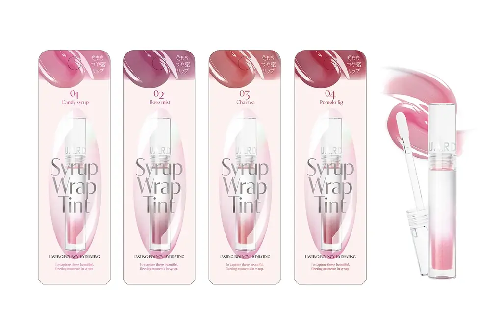 “色もちつや蜜リップ”から甘めな印象のくすみピーチの限定色「リップガーディアンN　シロップラップティントL　50 ピーチドロップ」新発売！透明感カラーと蜜がけしたようなつやが続く！ 画像 8