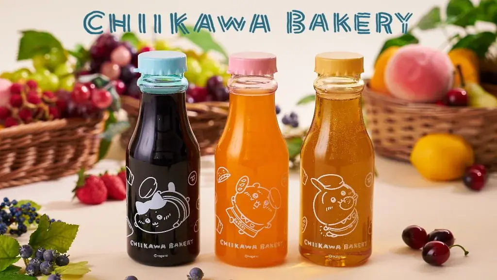 6月5日発売　ちいかわの涼しげクリアボトル3種登場